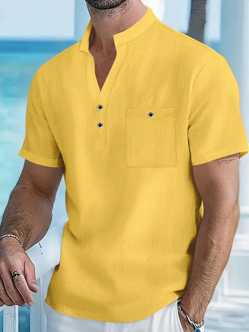 James™ | Elegant Short-Sleeve Shirt