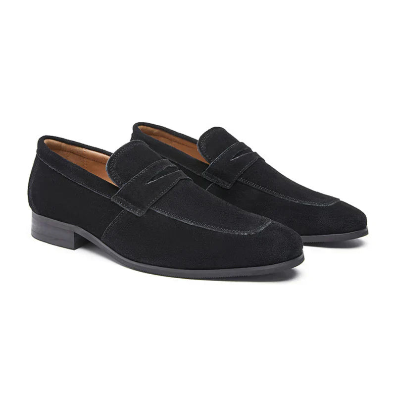 James™ | Suede Strap Loafers