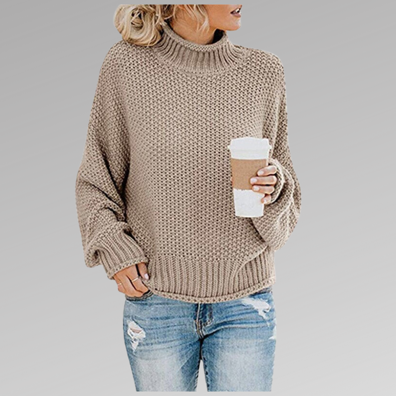 Jane™ | High-Neck Knit Sweater