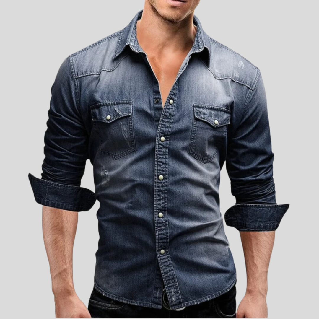 James™ | Modern Denim Shirt