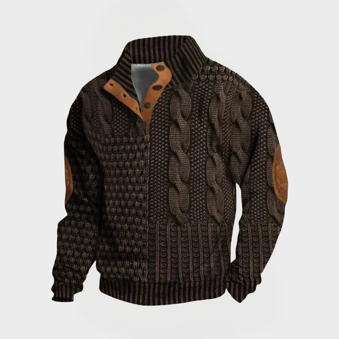 James™ | Banff Knit-Print Pullover