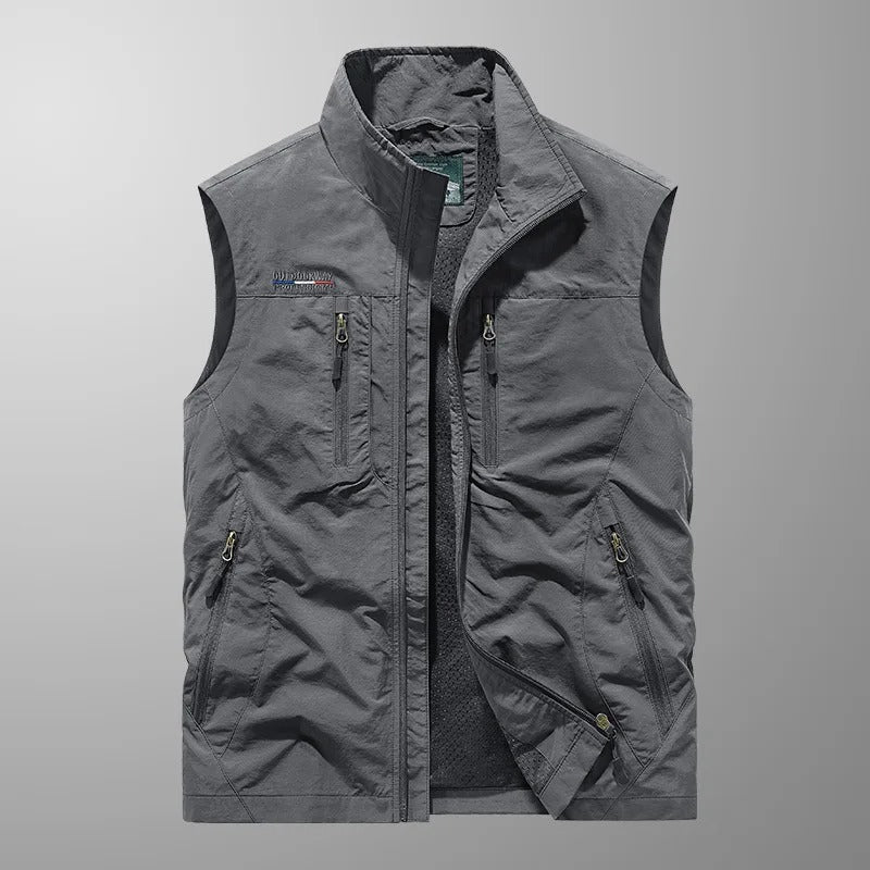 James™ - Gilet cargo respirant multipoches pour activités de plein air