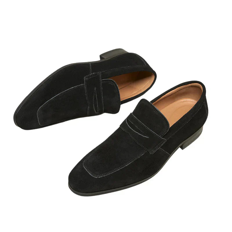 James™ | Suede Strap Loafers