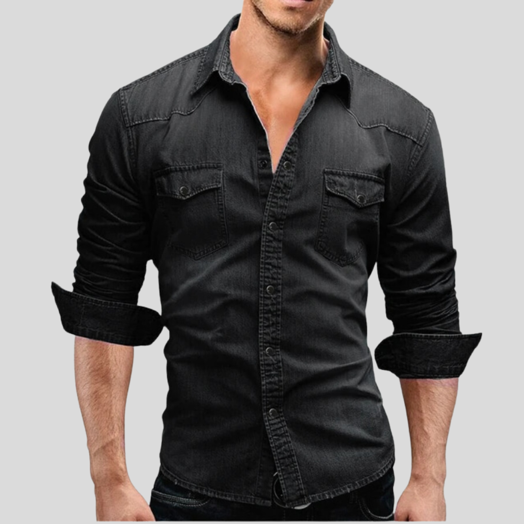 James™ | Modern Denim Shirt