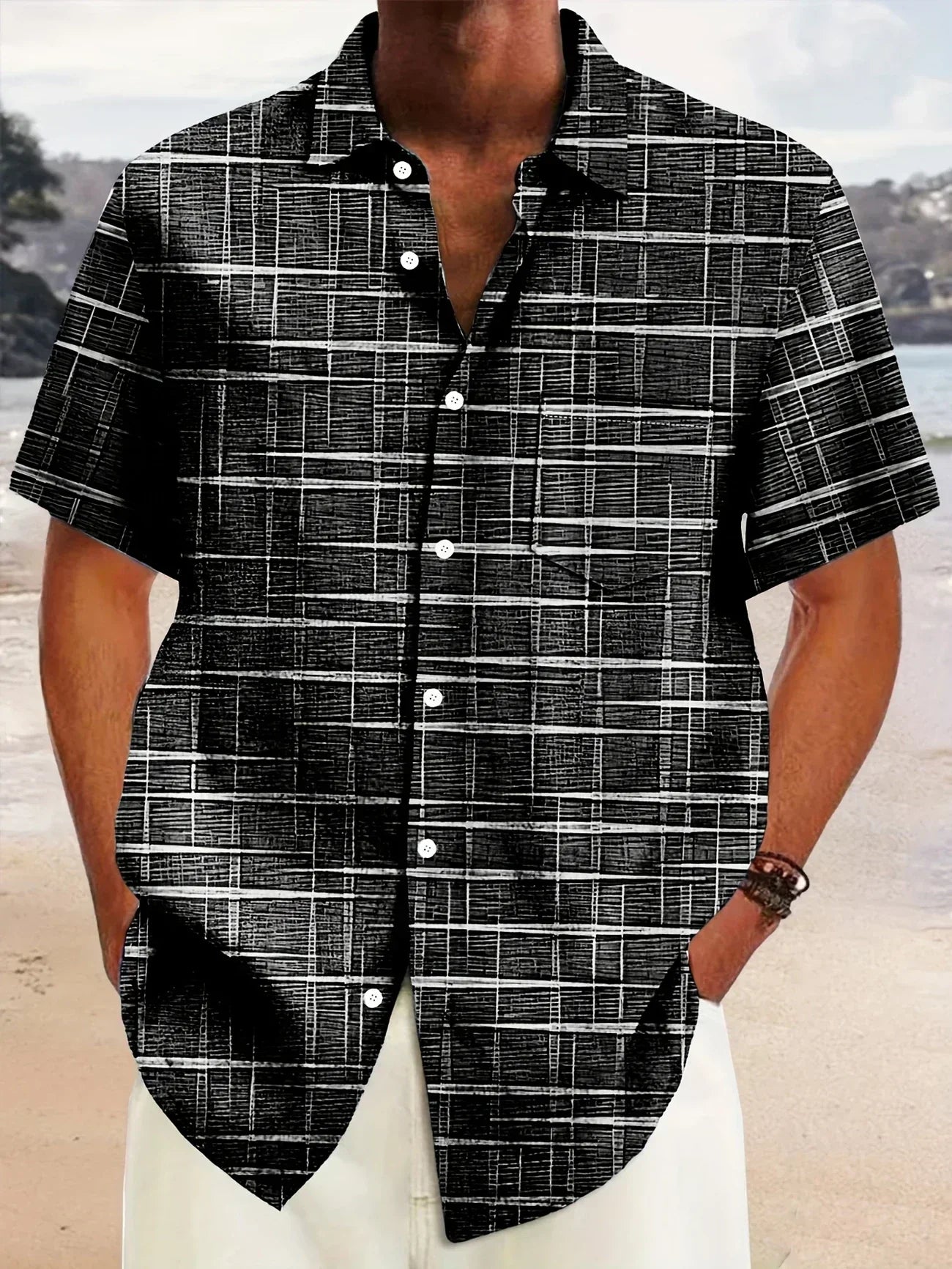 James™ | Elegant Striped and Checked Shirt