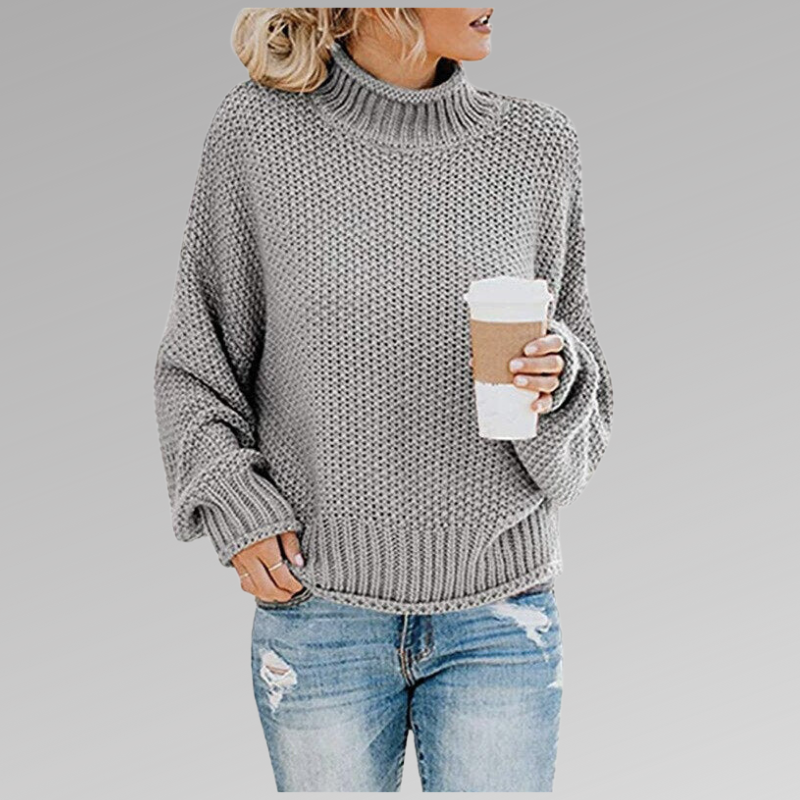 Jane™ | High-Neck Knit Sweater