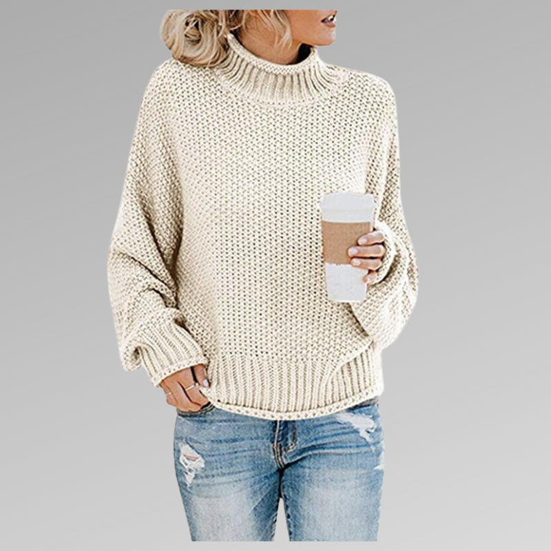 Jane™ | High-Neck Knit Sweater