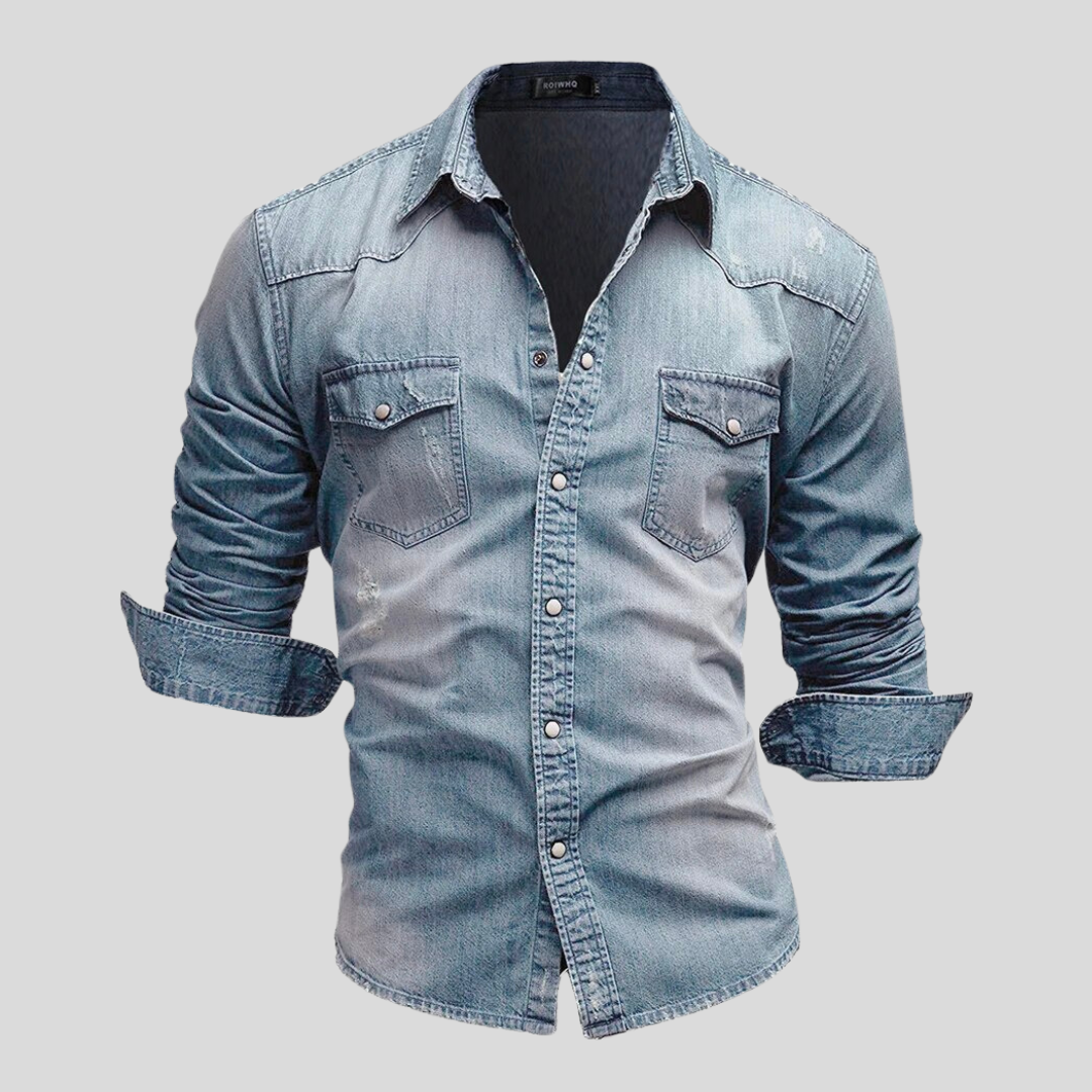 James™ | Modern Denim Shirt
