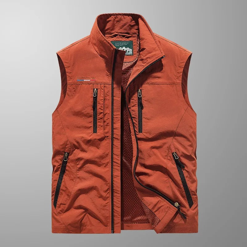 James™ - Gilet cargo respirant multipoches pour activités de plein air