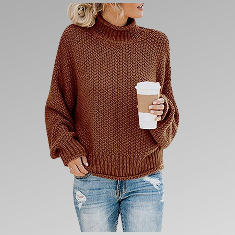 Jane™ | High-Neck Knit Sweater