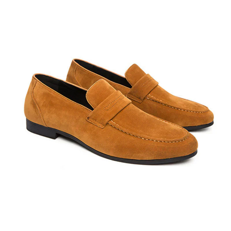 James™ | Suede Strap Loafers