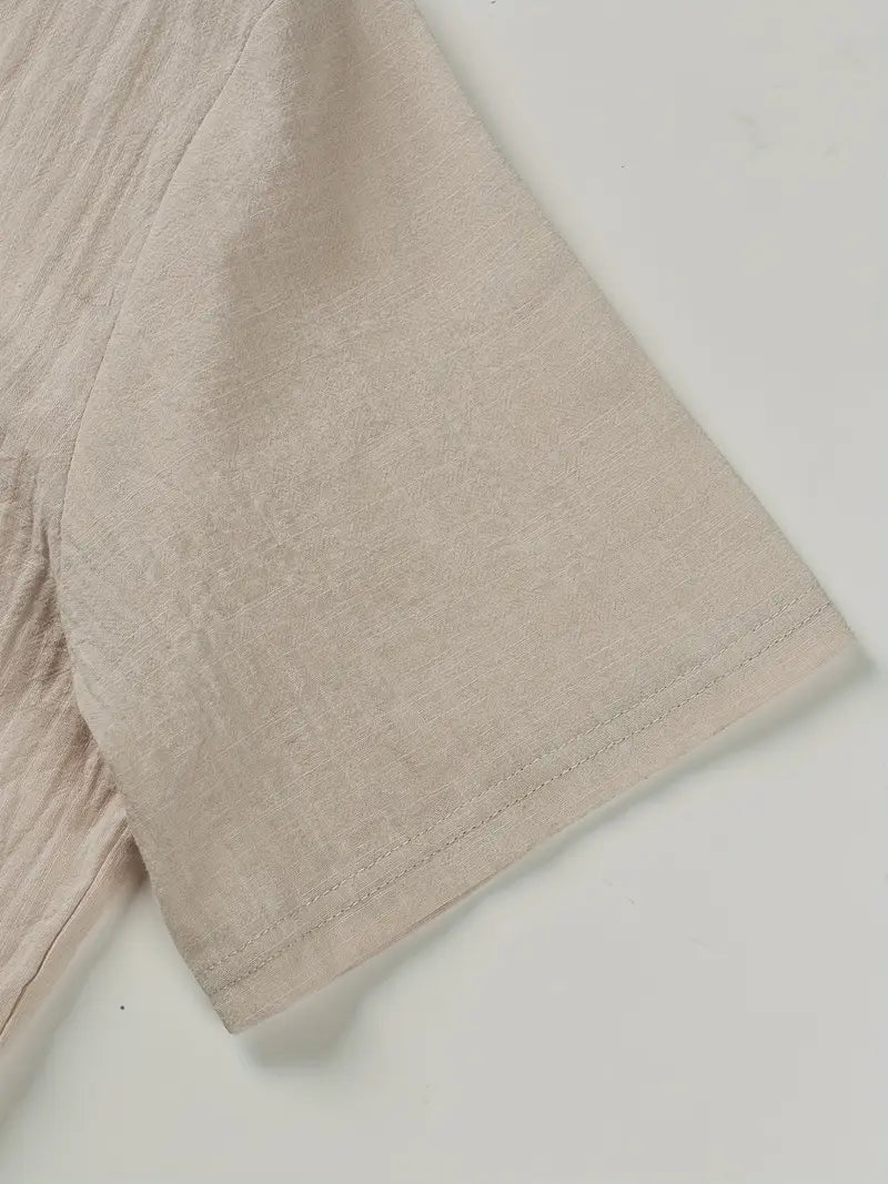 James™ | Elegant Short-Sleeve Shirt