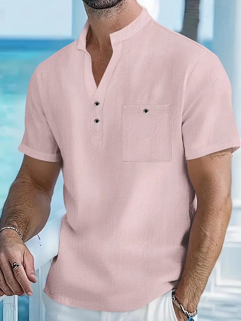 James™ | Elegant Short-Sleeve Shirt