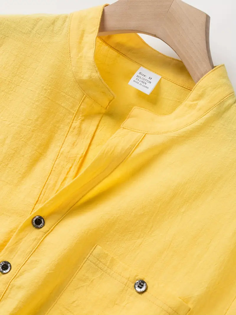 James™ | Elegant Short-Sleeve Shirt