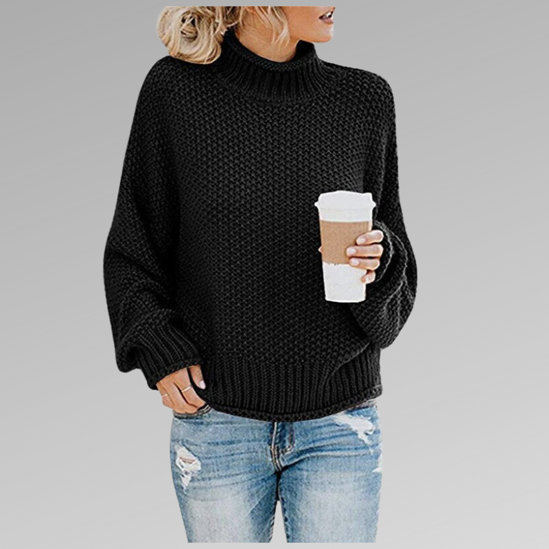 Jane™ | High-Neck Knit Sweater