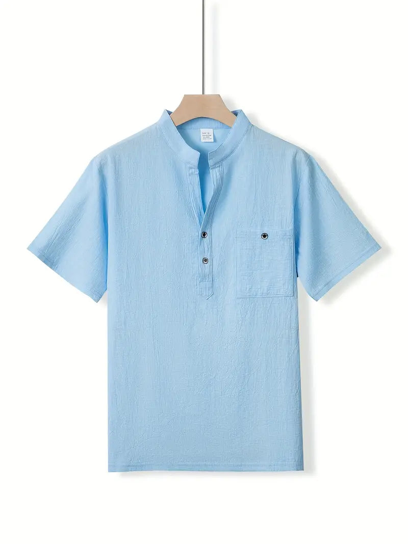 James™ | Elegant Short-Sleeve Shirt