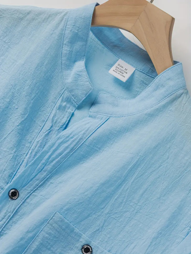 James™ | Elegant Short-Sleeve Shirt
