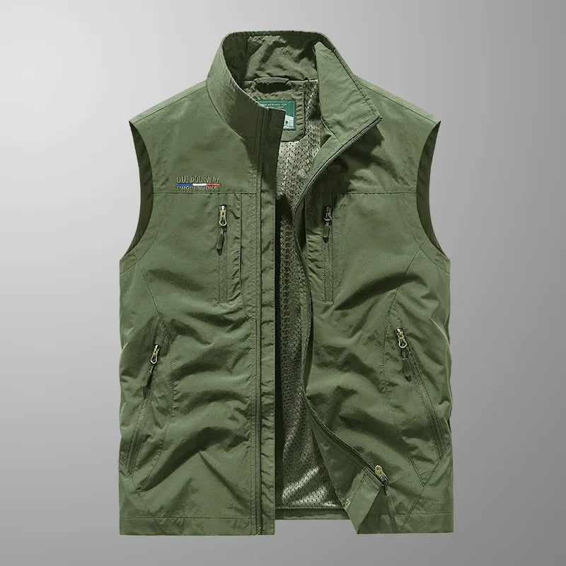 James™ - Gilet cargo respirant multipoches pour activités de plein air