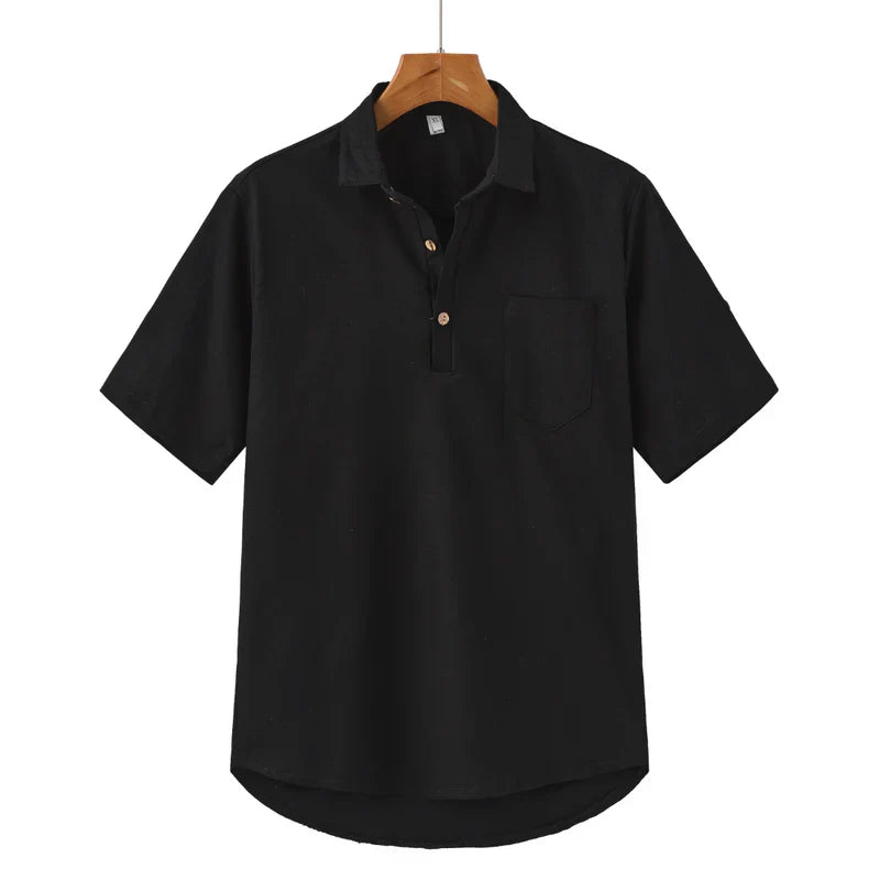 James™ | Linen Polo
