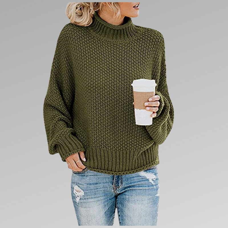 Jane™ | High-Neck Knit Sweater