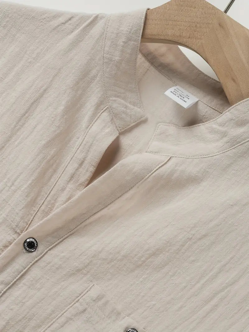James™ | Elegant Short-Sleeve Shirt