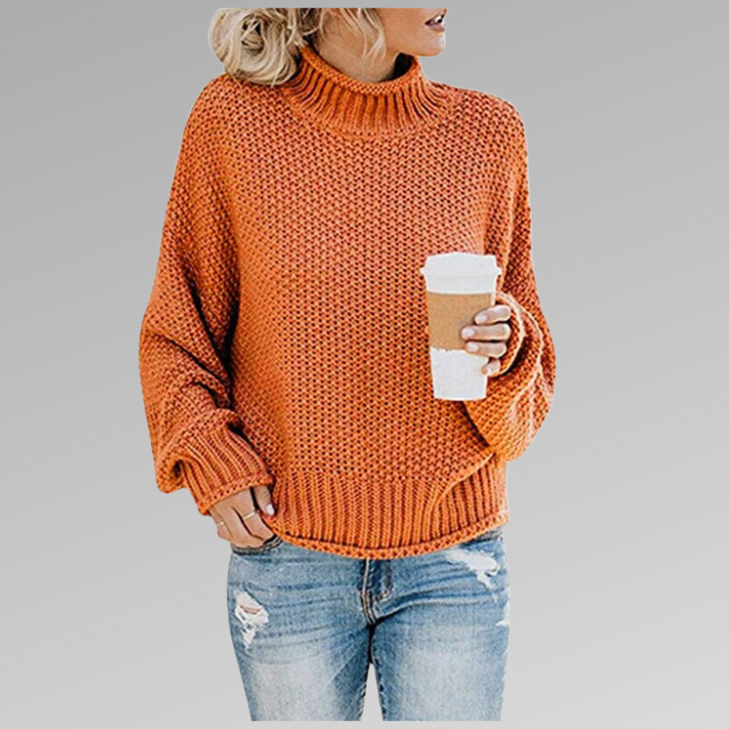 Jane™ | High-Neck Knit Sweater