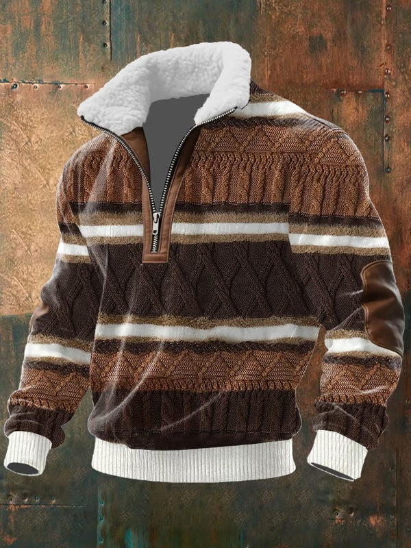 James™ | Warm Fleece Collar Sweater