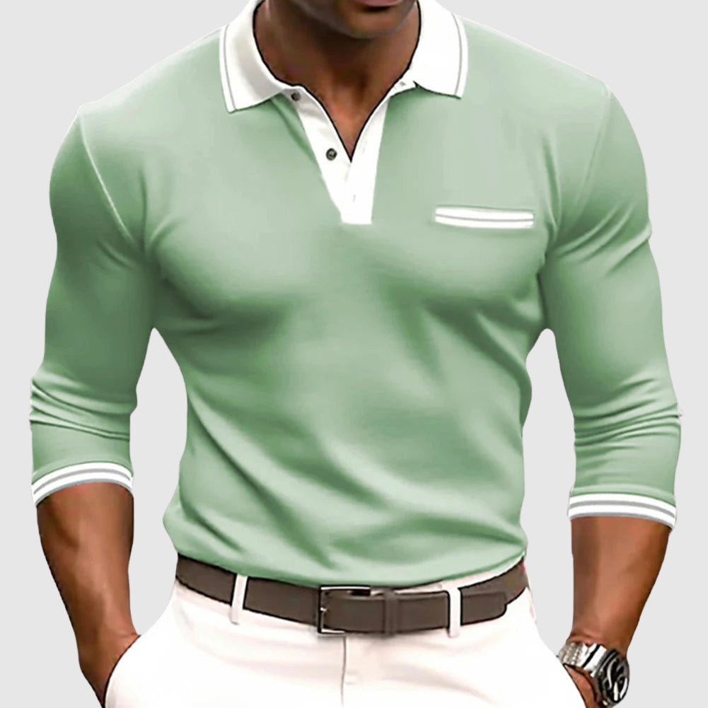 James™ | Shirt with Elegant Contrast Details