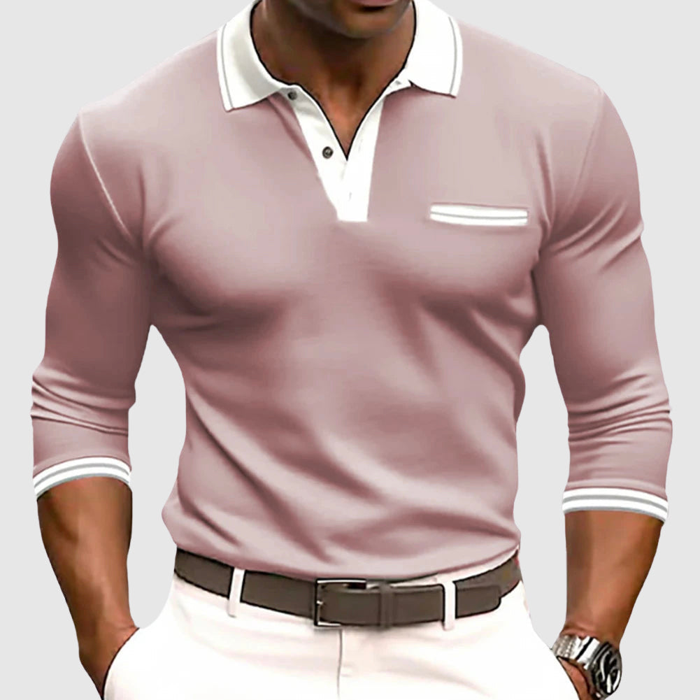 James™ | Shirt with Elegant Contrast Details