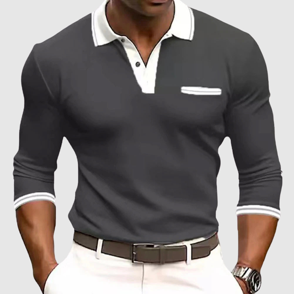 James™ | Shirt with Elegant Contrast Details