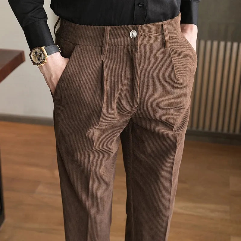 James™ | Corduroy Straight Leg Pants