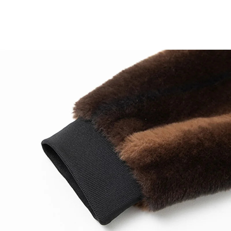 Luciano Fur Bomber Coat