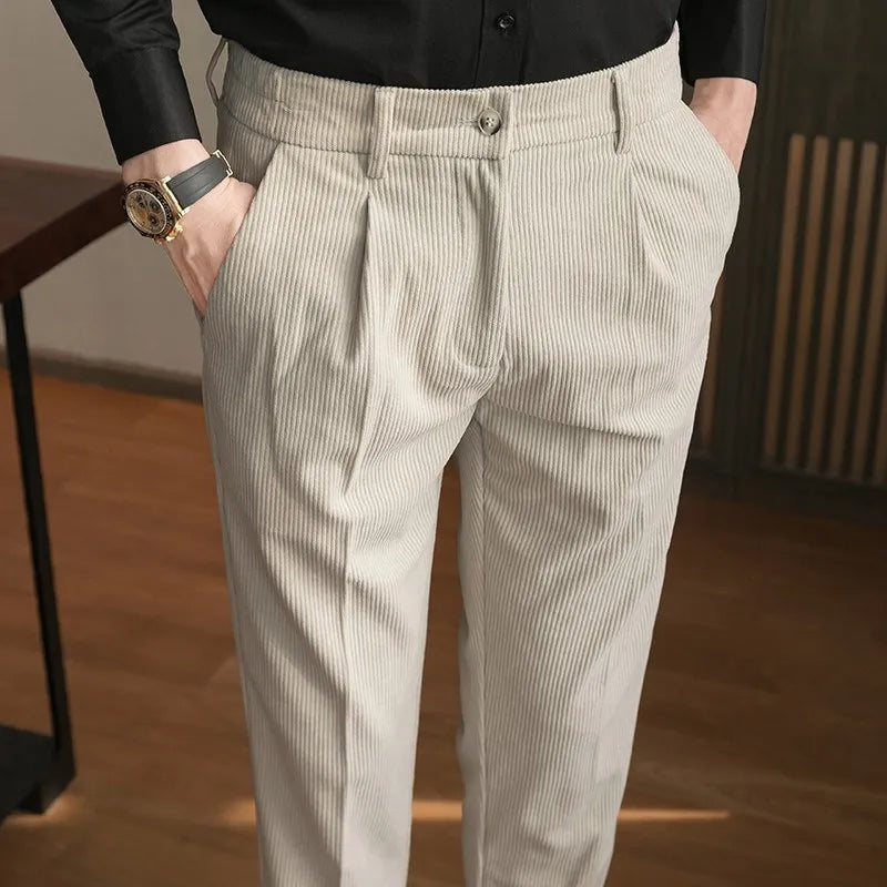 James™ | Corduroy Straight Leg Pants