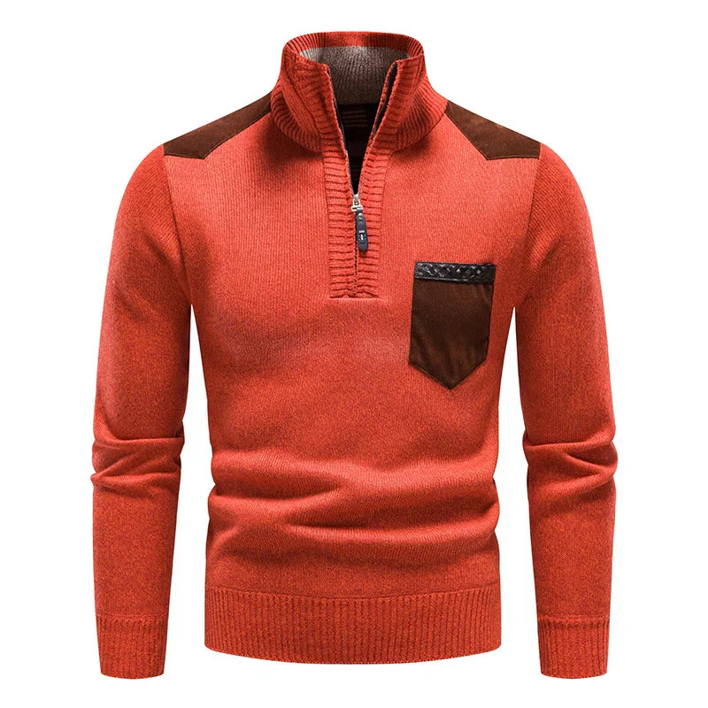James™ |Men's Fleece Pullover With Zip