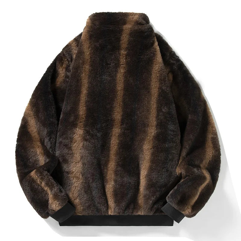 Luciano Fur Bomber Coat