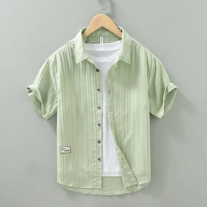 James™ | Crinkle Cotton Shirt