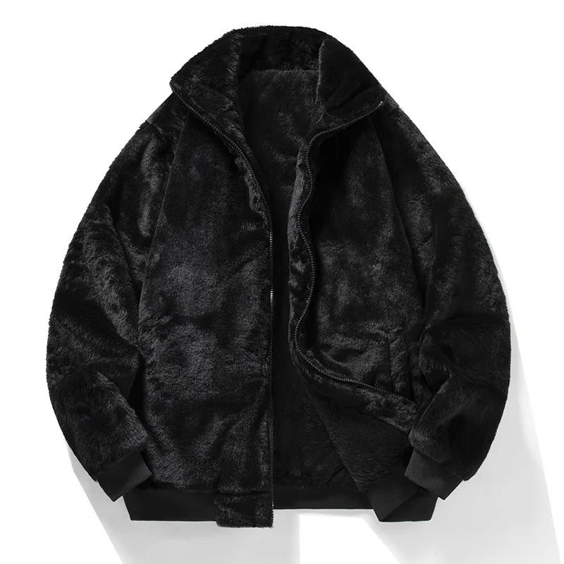 Luciano Fur Bomber Coat