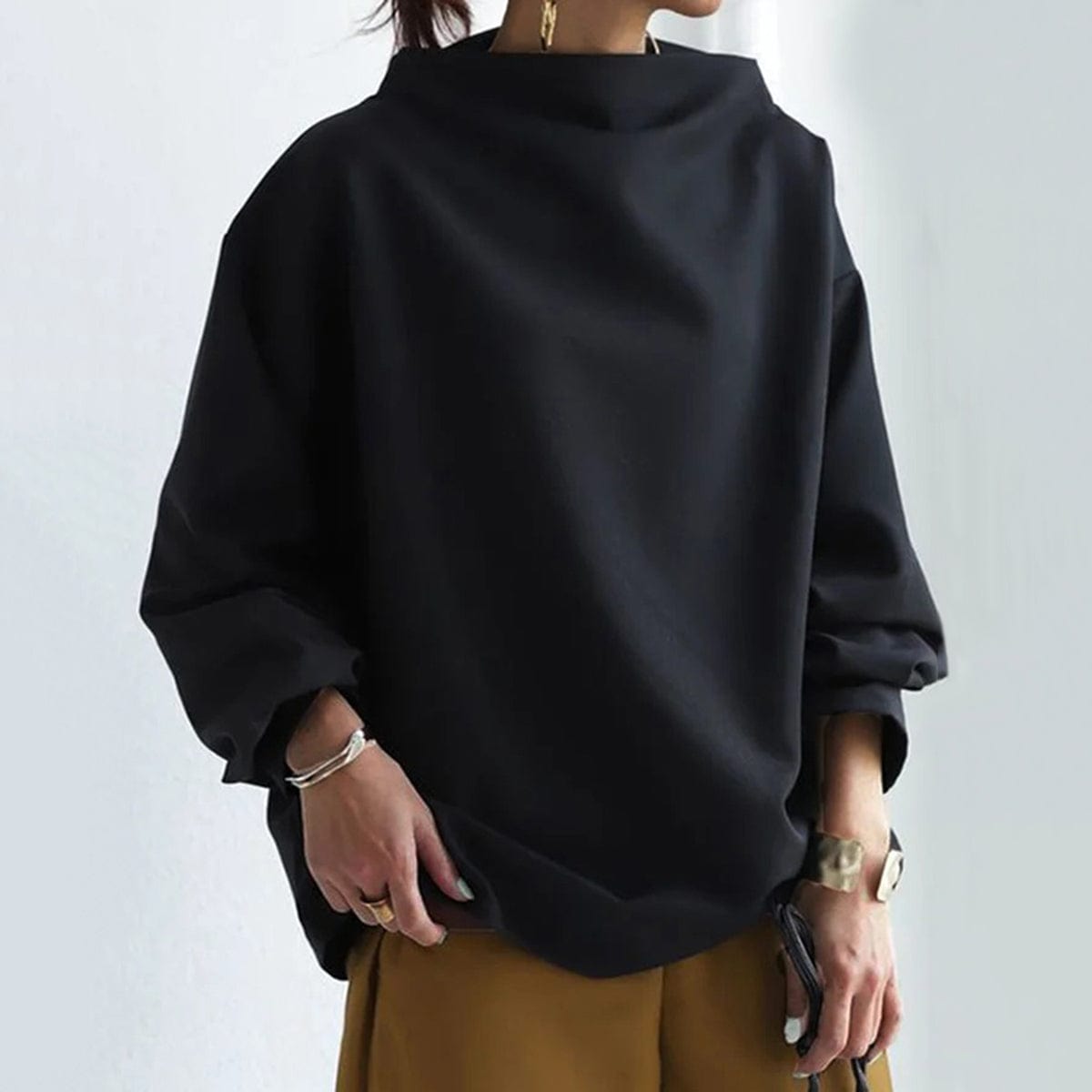 Joanne | High-Neck Soft Knit Top