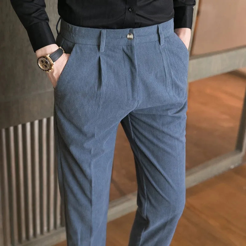 James™ | Corduroy Straight Leg Pants