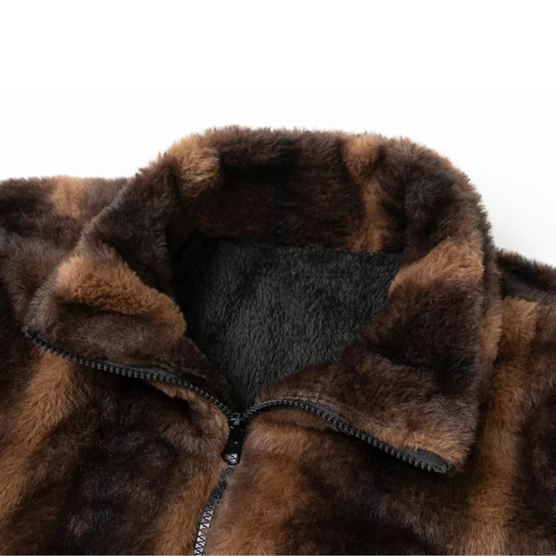 Luciano Fur Bomber Coat