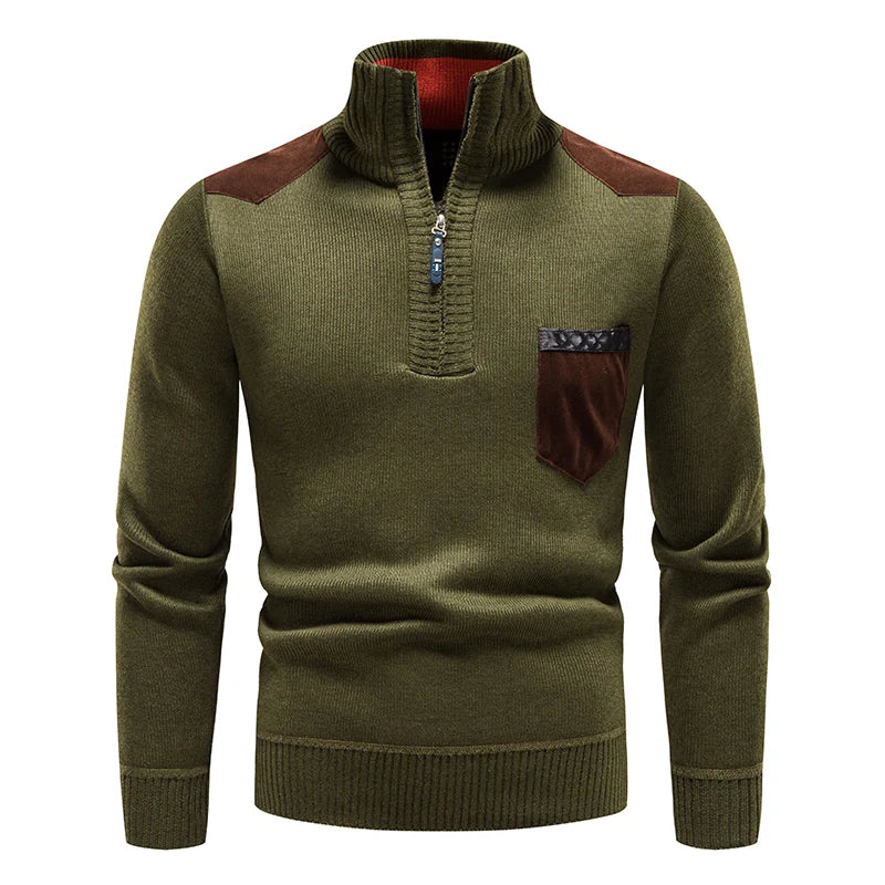 James™ |Men's Fleece Pullover With Zip