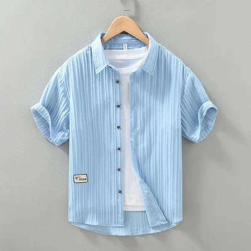 James™ | Crinkle Cotton Shirt