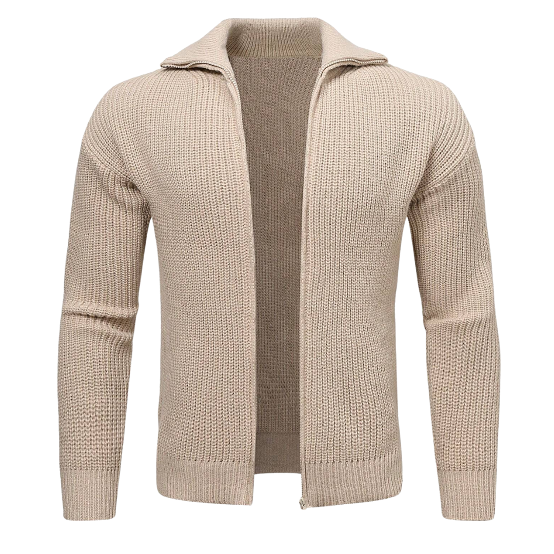James™ | Zip-Up Cardigan