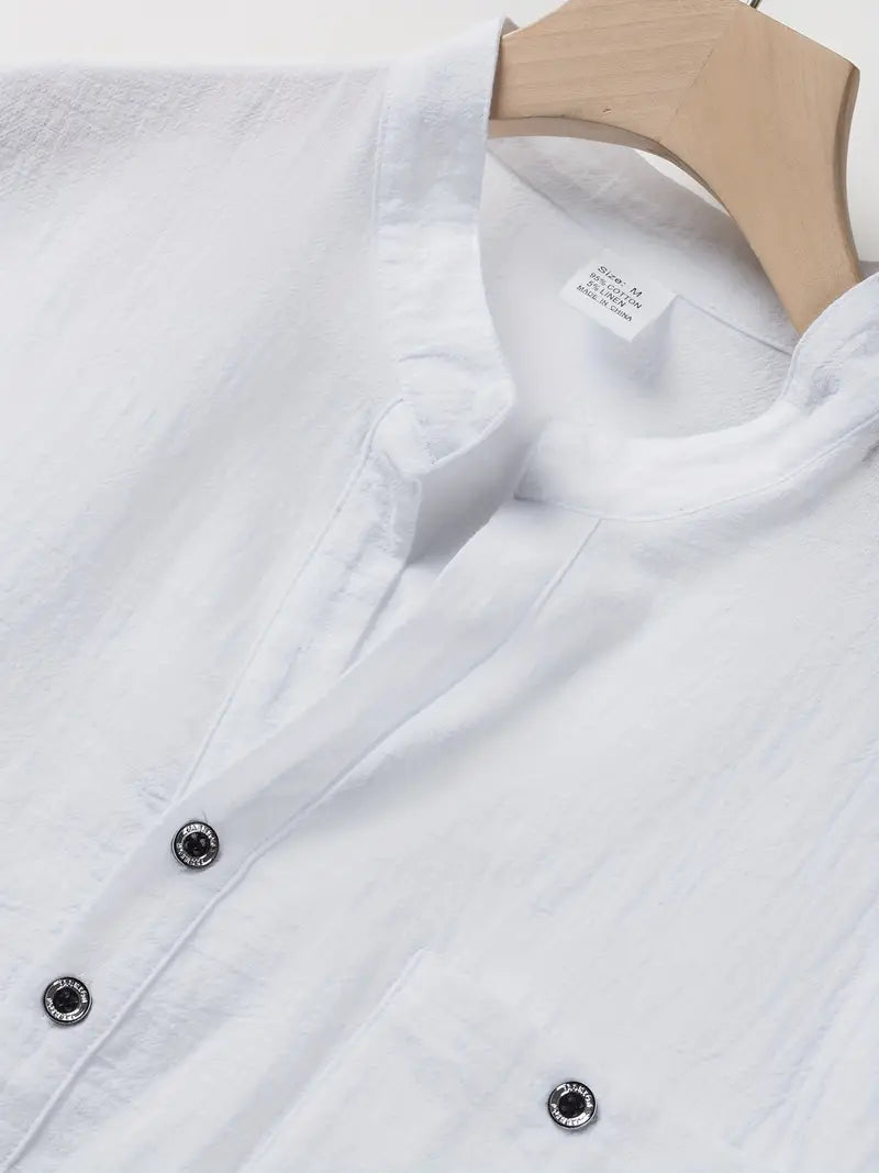 James™ | Elegant Short-Sleeve Shirt