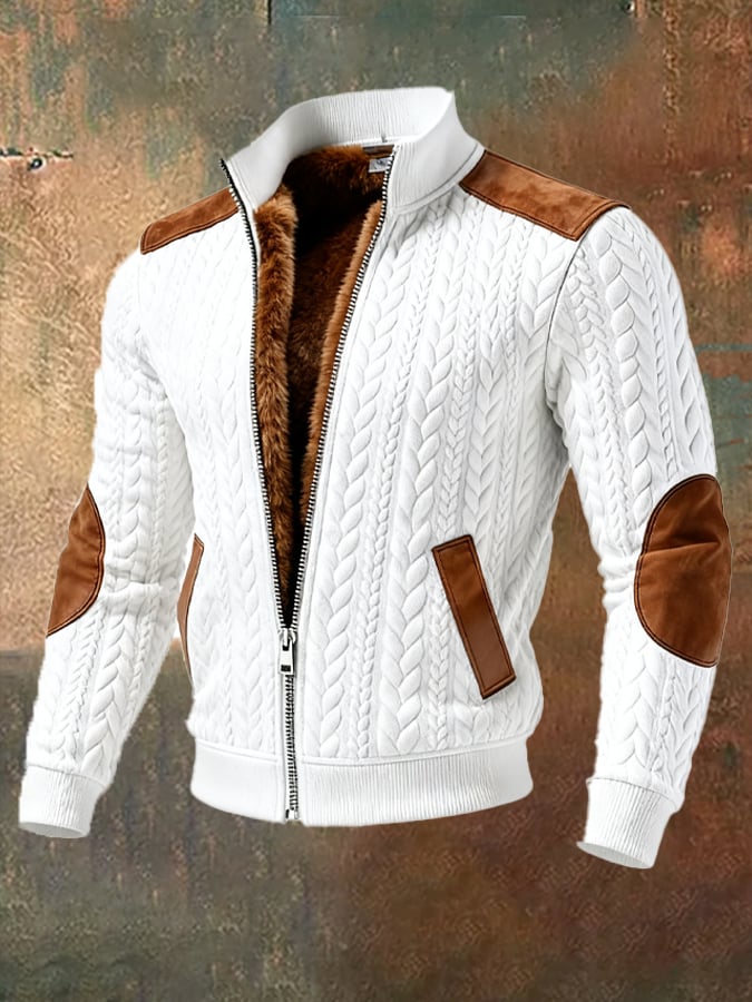 James™ | Vintage Jacquard Jacket for Men