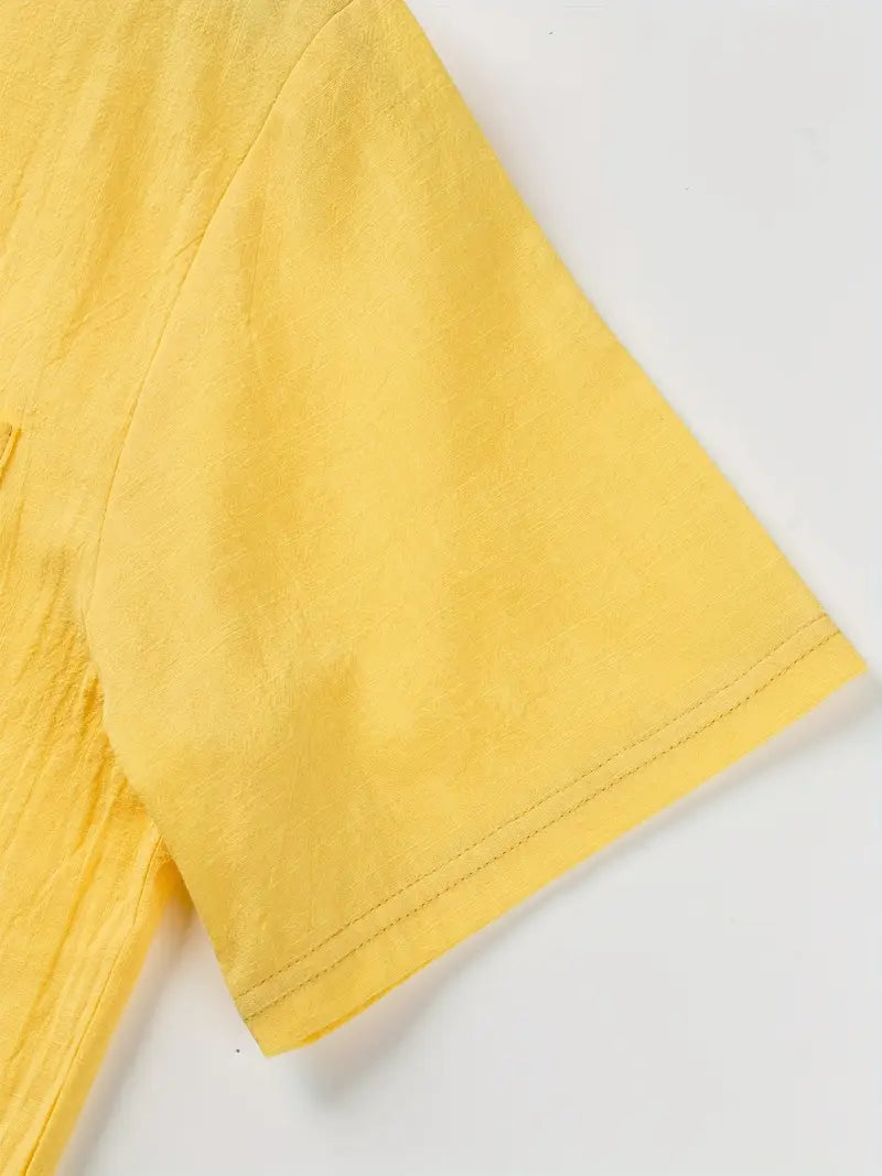 James™ | Elegant Short-Sleeve Shirt