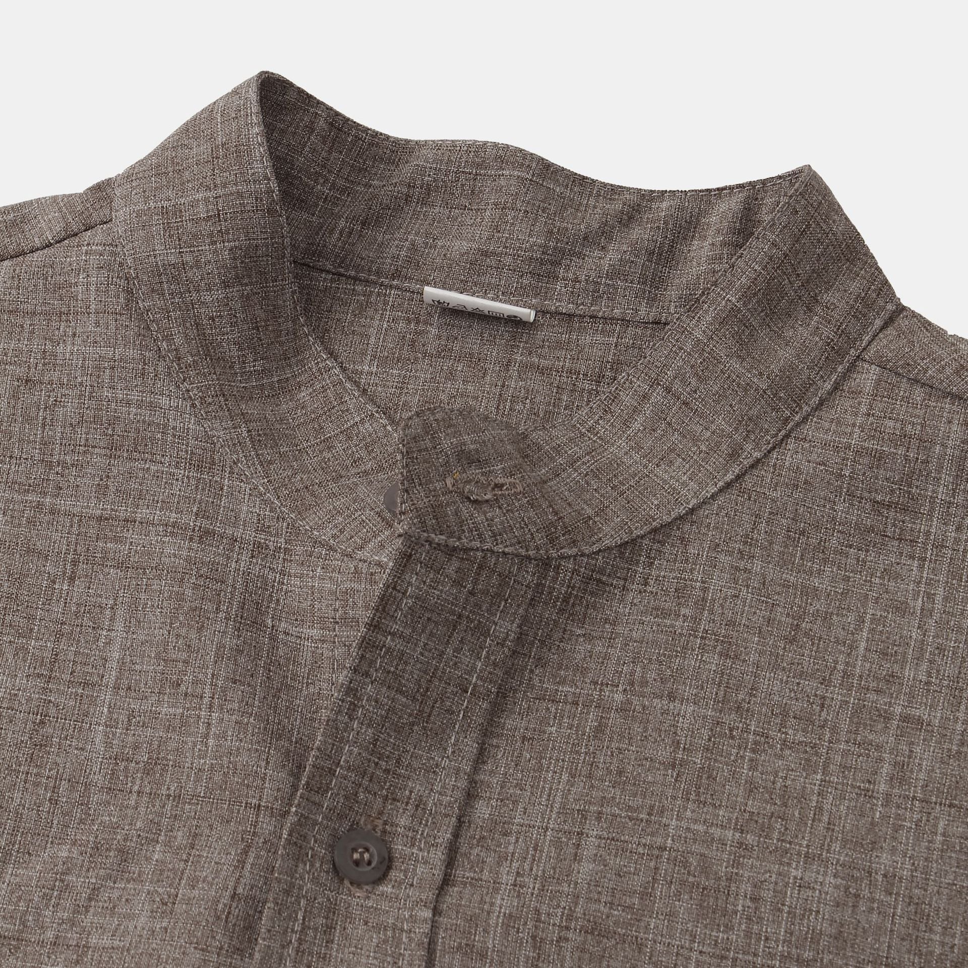 James™ | Solid Cotton Shirt with Buttons