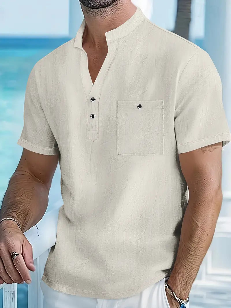 James™ | Elegant Short-Sleeve Shirt