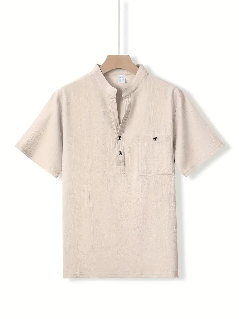 James™ | Elegant Short-Sleeve Shirt