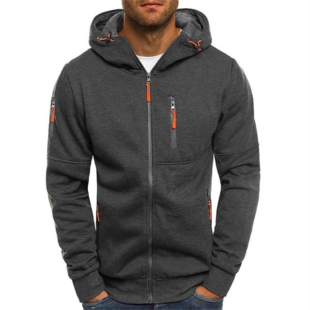 James™ | Hooded Zip-Up Jacket